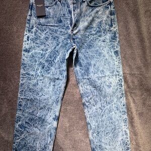 Rag & Bone Reflection Ruth Super High-Rise Straight Jeans with Vintage Acid Wash